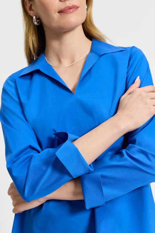 Foxcroft - Agnes Stretch No Iron Popover Shirt