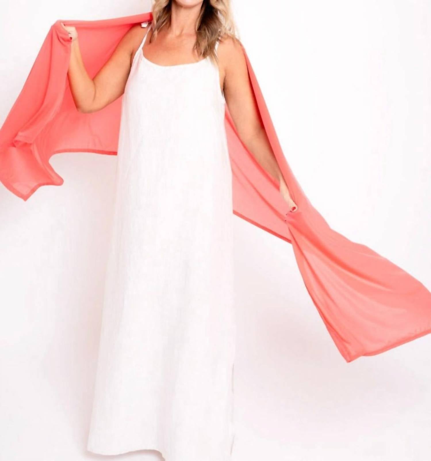 Line In The Sand - Pacific Linen Maxi Dress