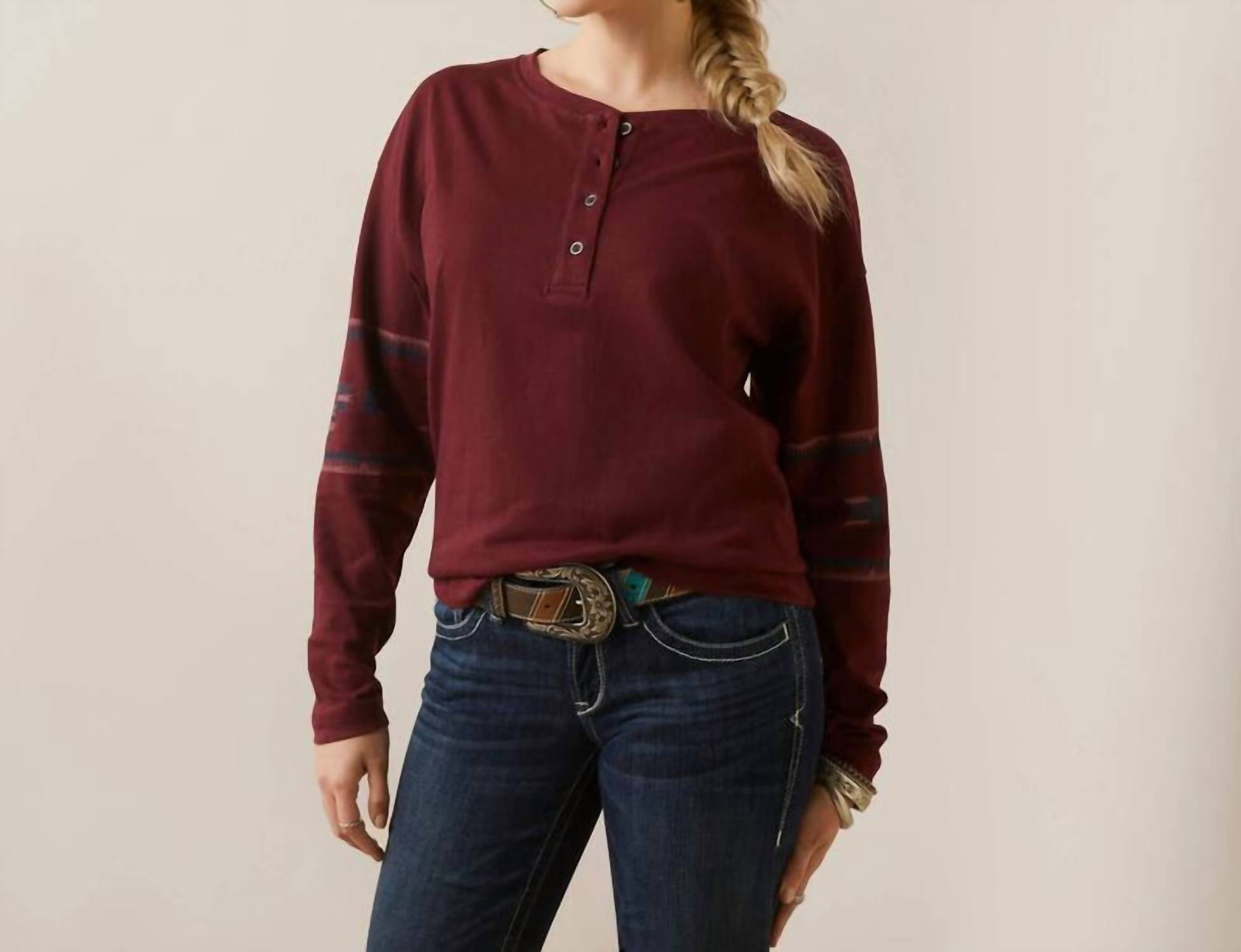 Ariat - Relaxed Henley Top