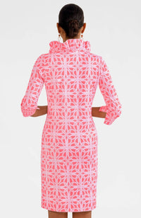 Gretchen Scott - Jersey Ring Toss Ruffneck Dress