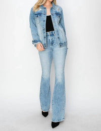Risen - High-rise Bootcut Western Jeans