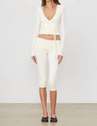 Eterne - Foldover Capri Legging