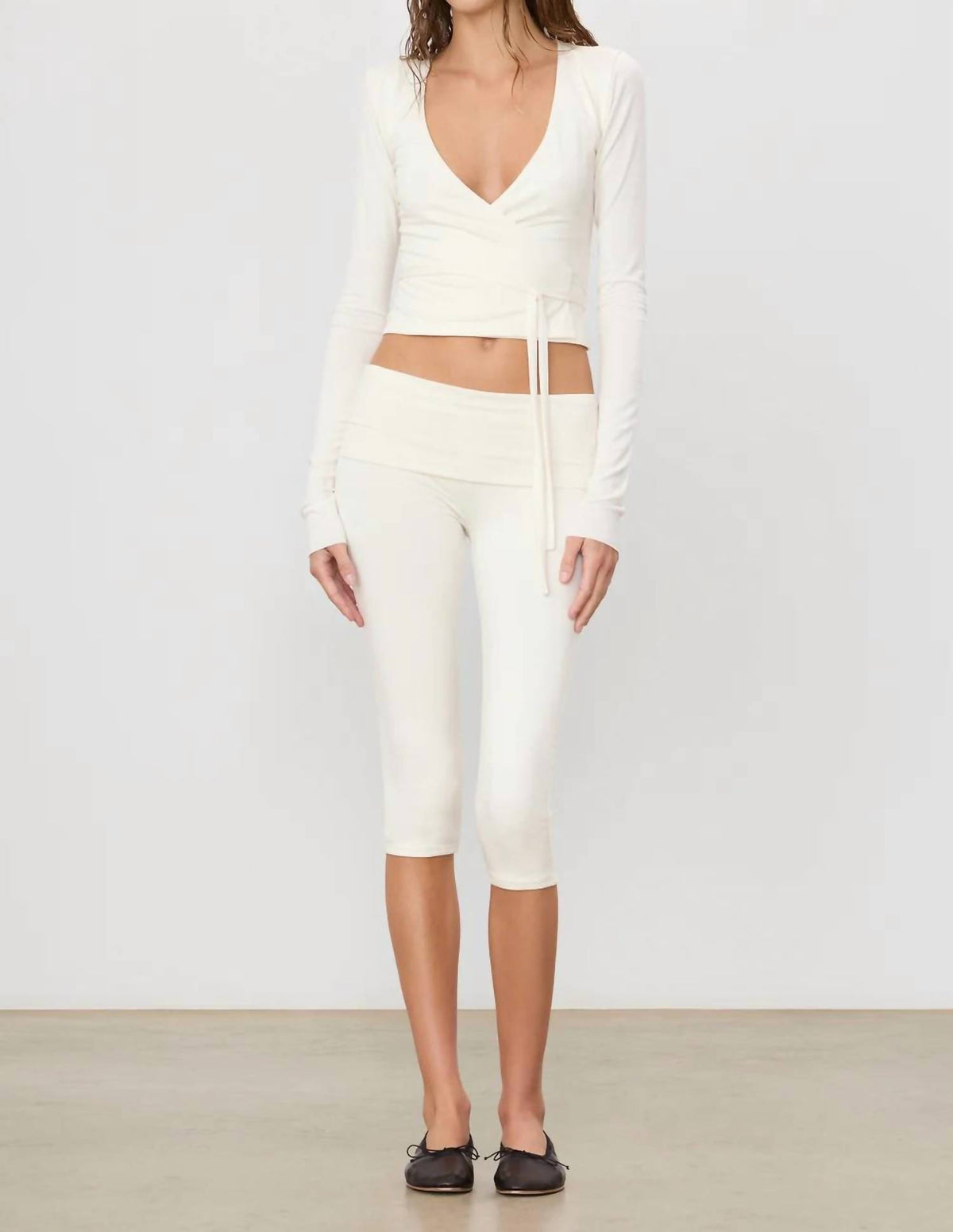 Eterne - Foldover Capri Legging
