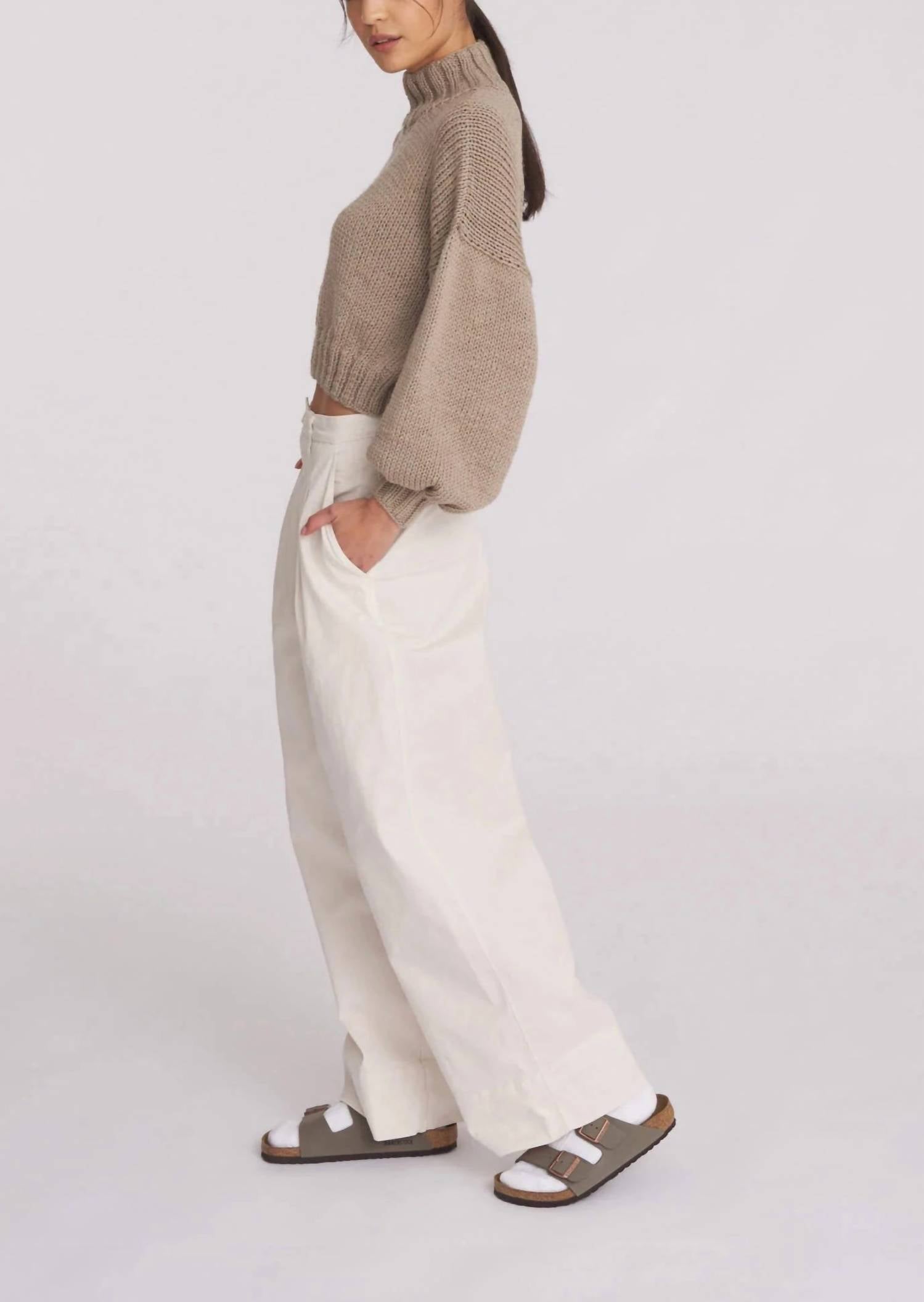 First Born Knits - Evie Crop Sweater