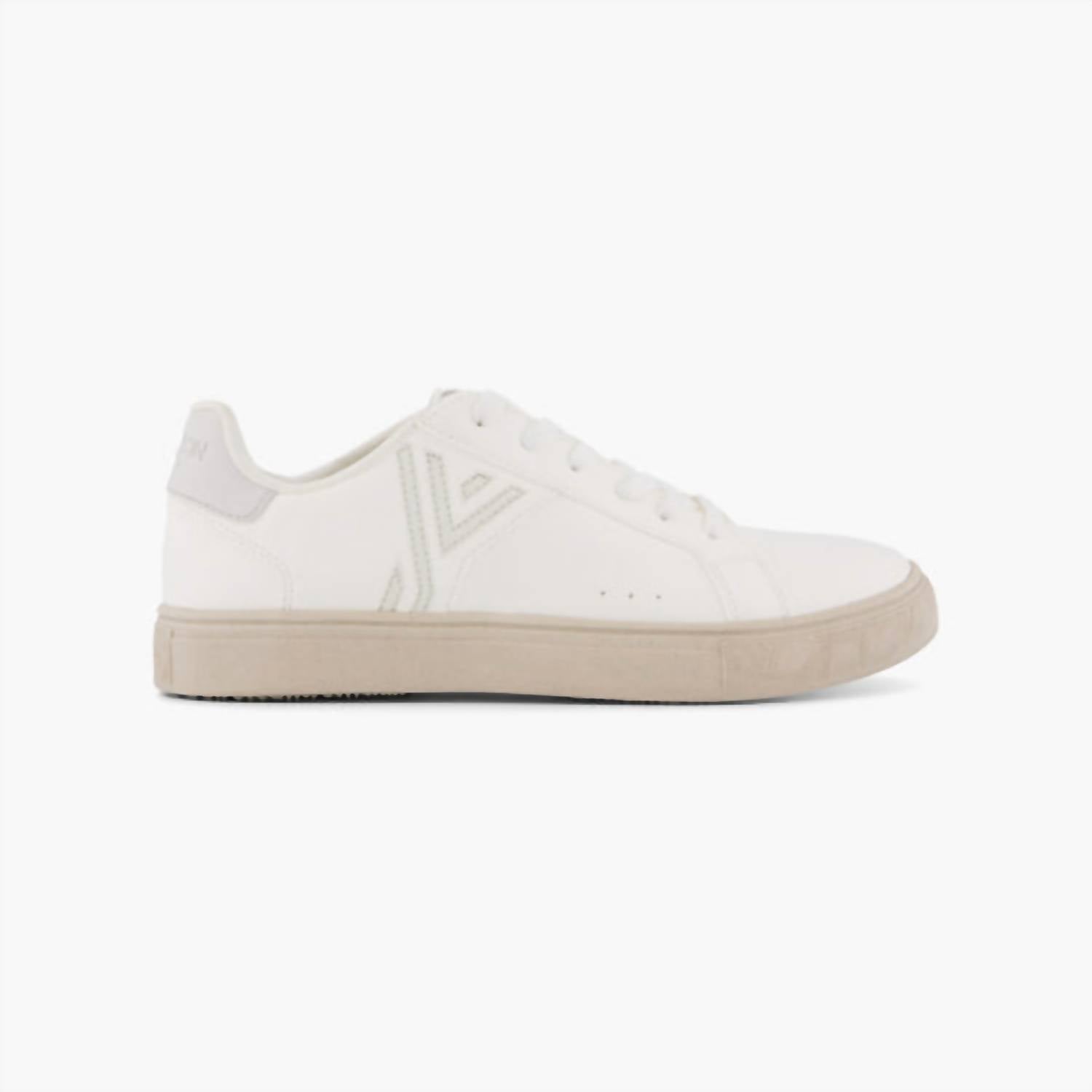 YY Nation Women's Fractus Cactus Sneaker in white taupe natural - women's sneaker