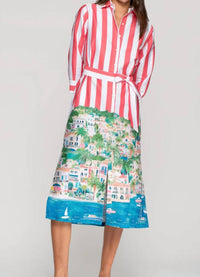 Vilagallo - Striped Shirt Dress