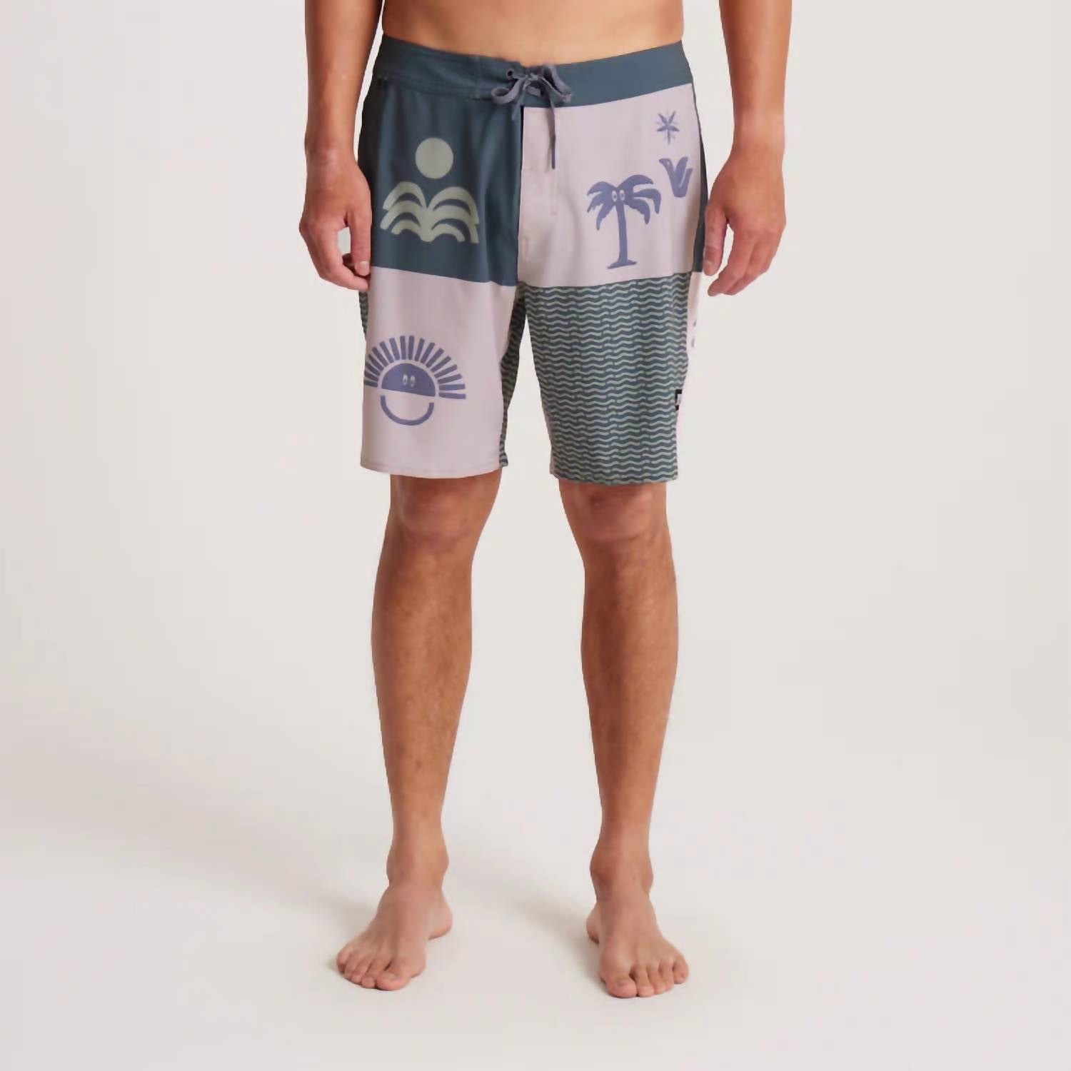 ROARK Passage Board Shorts in multi color - men's swimwear