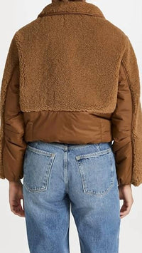 Frame - Fleece Mix Pullover Jacket
