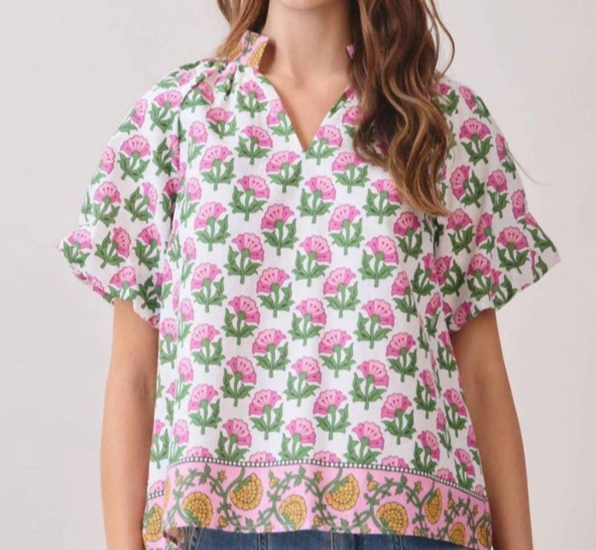 Tcec - Bloom Border Top