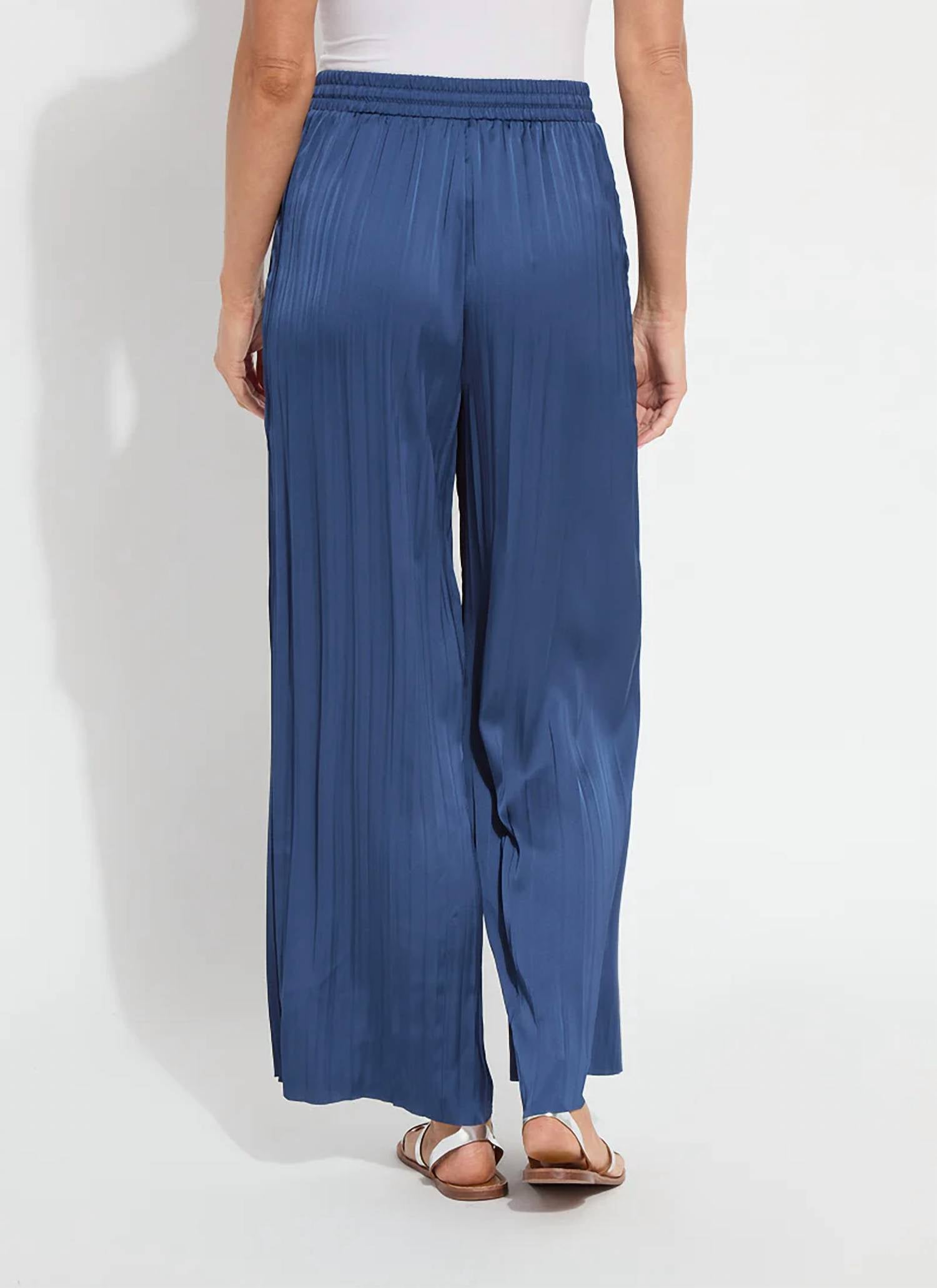 Lysse - Packable Pleated Palazzo Pant