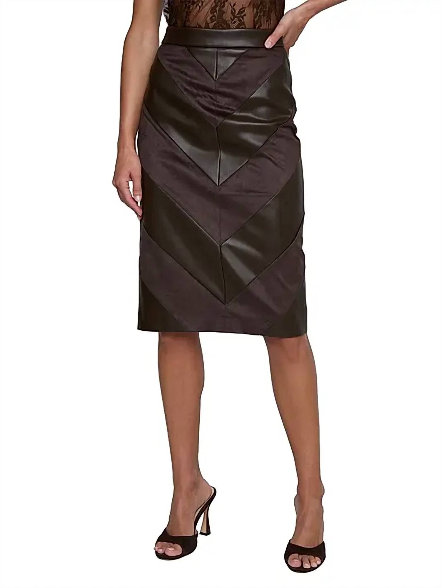 L'Agence - Erma Patchwork Skirt