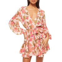 Misa Los Angeles - Caria Faux-wrap Mini Dress