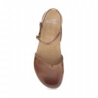 Dansko - Women's Rowan Tan Waxy Burnished Sandal
