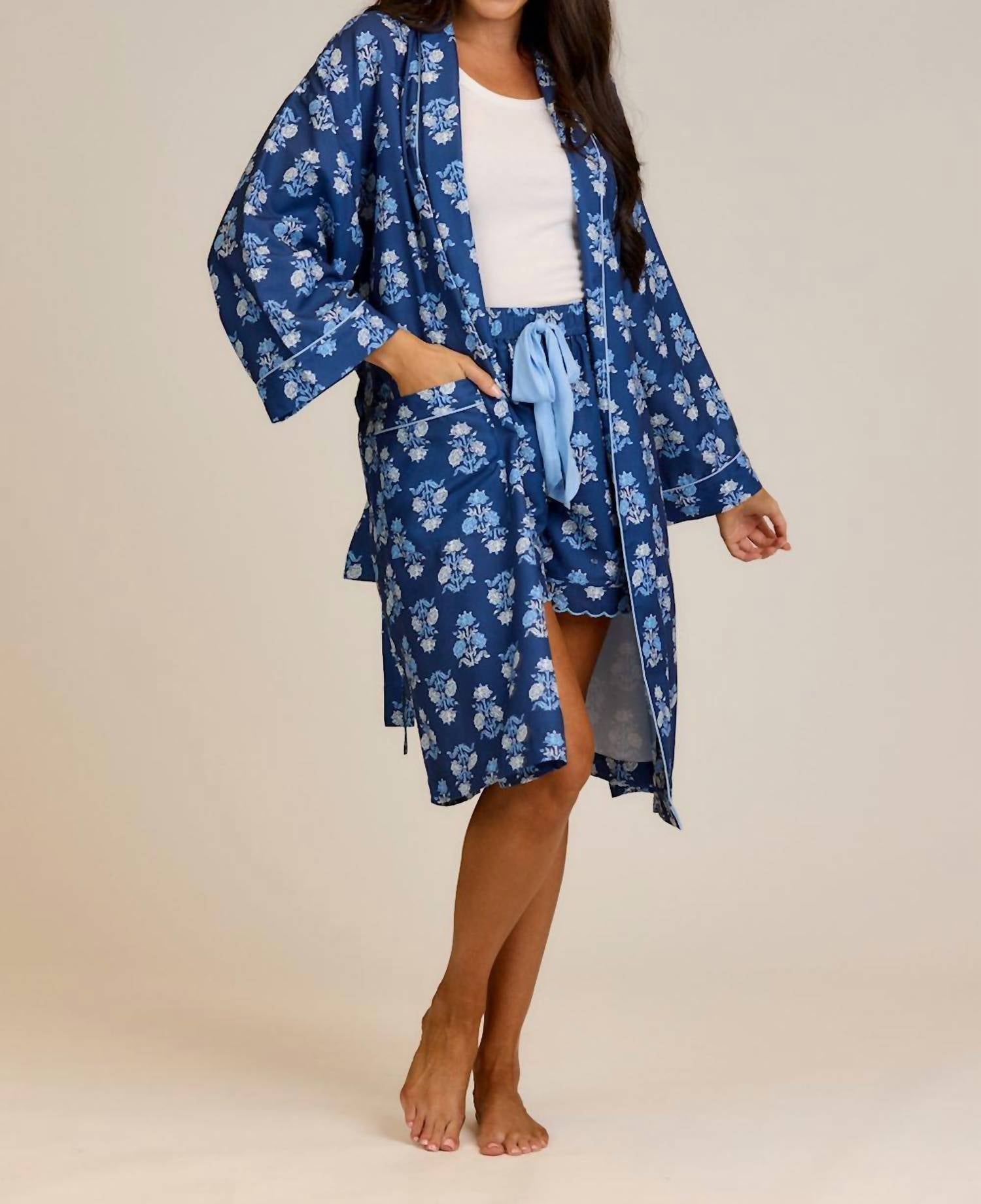 Mudpie - Floral Block Print Robe