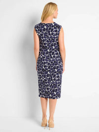 Nzt By Nic+Zoe - Geo Pebble Side Ruched Dress