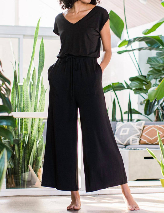 Yala - Kiova V-Neck Bamboo Jumpsuit