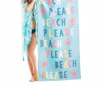 Katydid - Beach Please Repeat Quick Dry Beach Towels