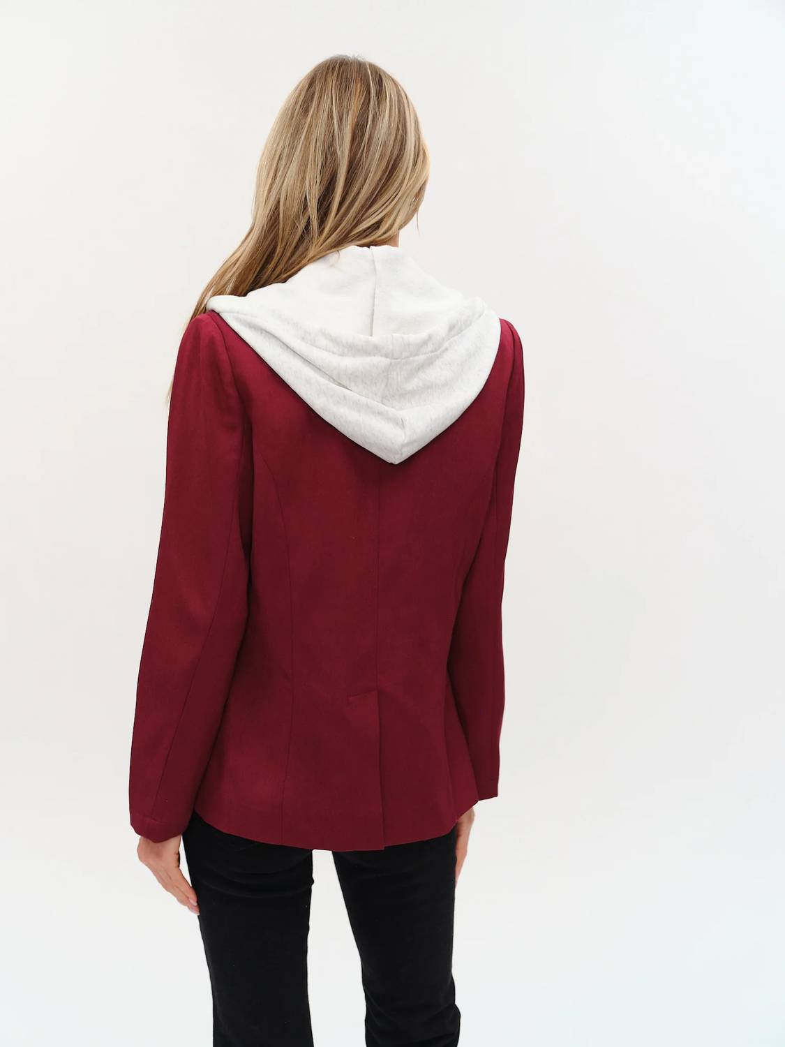 Six/Fifty - Blazer With Detachable Hoodie