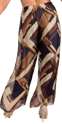 Gigi Moda - Angelo Brushstroke Silk Pants