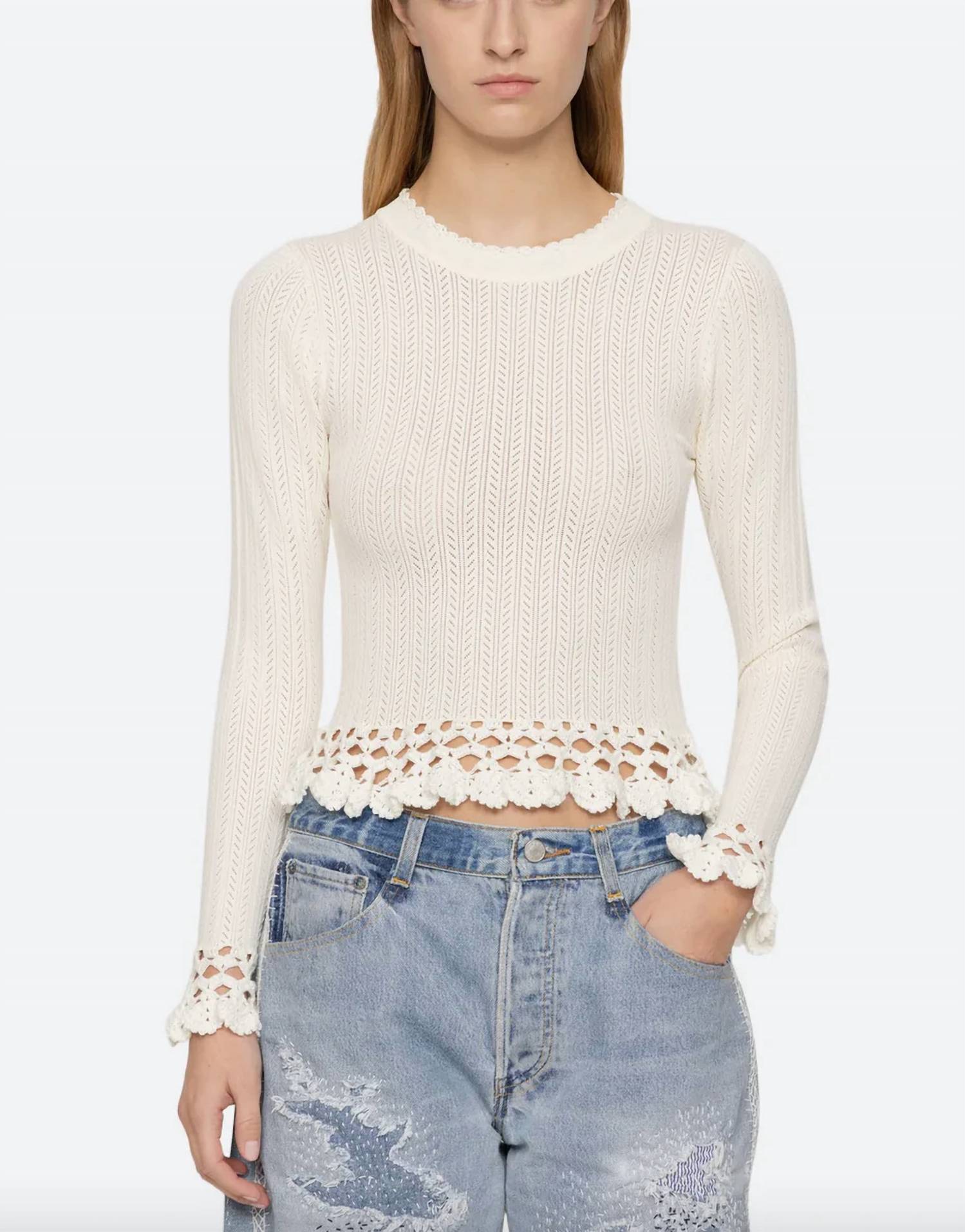 Sea - Abbie Knit Long Sleeve Top
