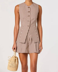 Astr - Karan Button Front Vest