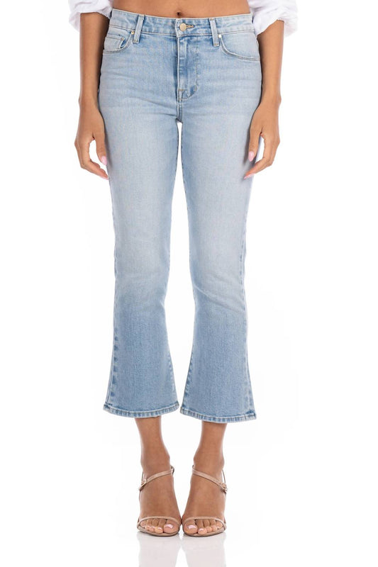 Fidelity - Juniper Crop Flare Jean