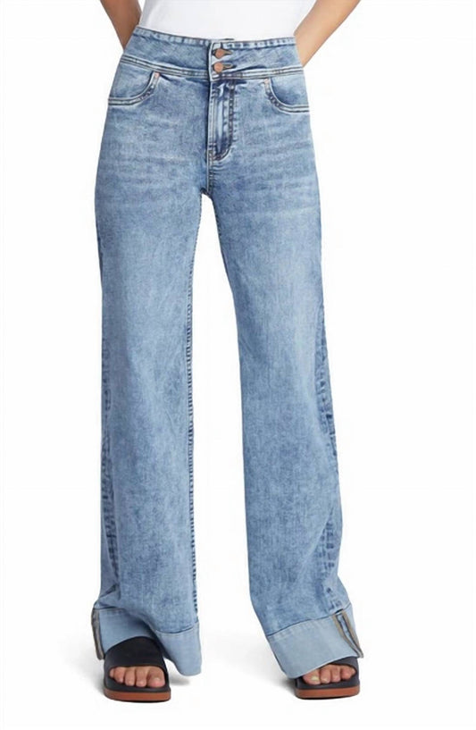 Hint Of Blu - Mighty High Waist Wide Leg Jean