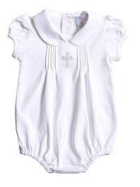 Hug Me First - Girls Embroidered Bubble Onesies