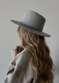 Kin the Label Women's Louise Cloud Hat in beige - women's hat - alternate view