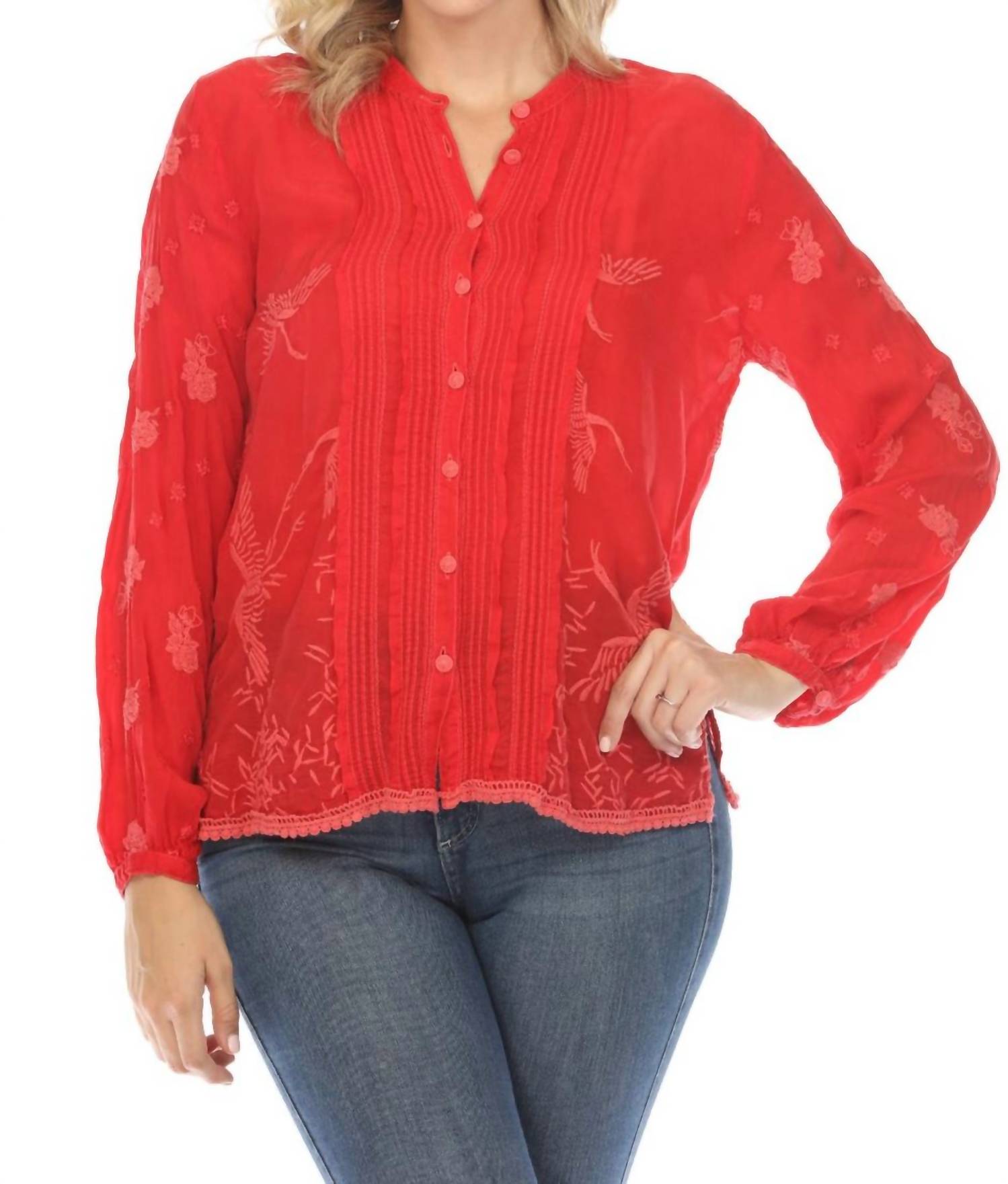 Johnny Was - Lily Crane Blouse