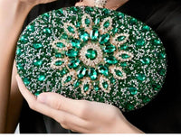 Ramla - Women's Infinity Gemstone Evening Clutch