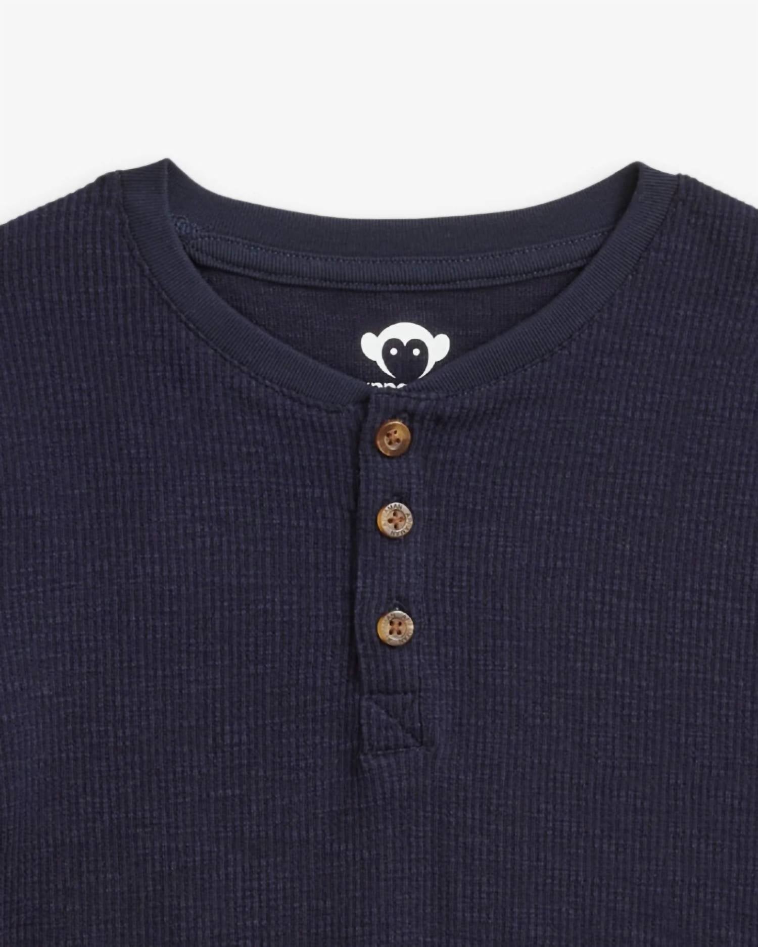 Appaman - Boy's Craftsman Thermal Henley Top