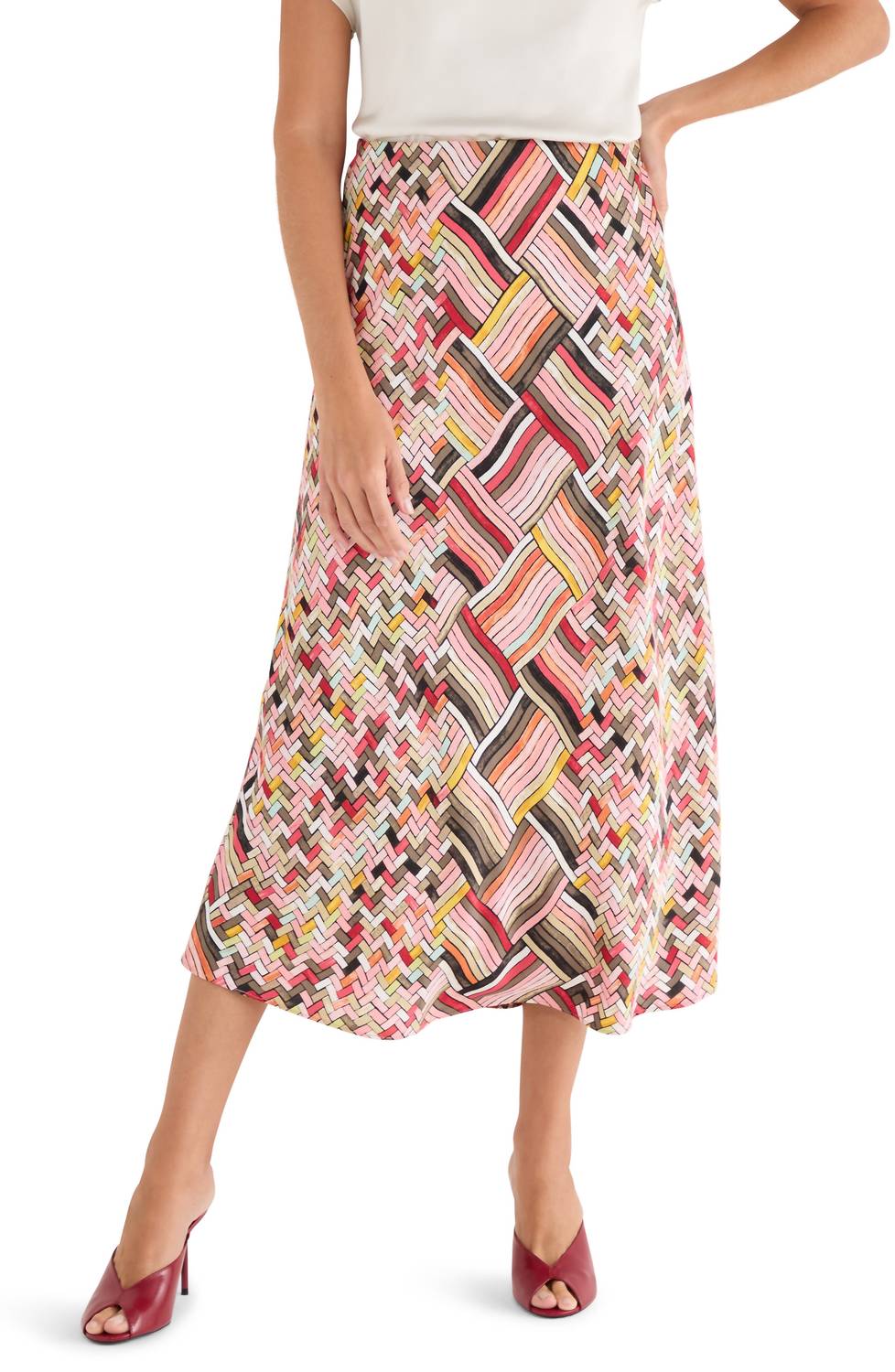 Nic + Zoe - Colorweave Slip Skirt