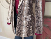 ARIAT Snakeskin Blazer in brown python - women's jacket - view 8