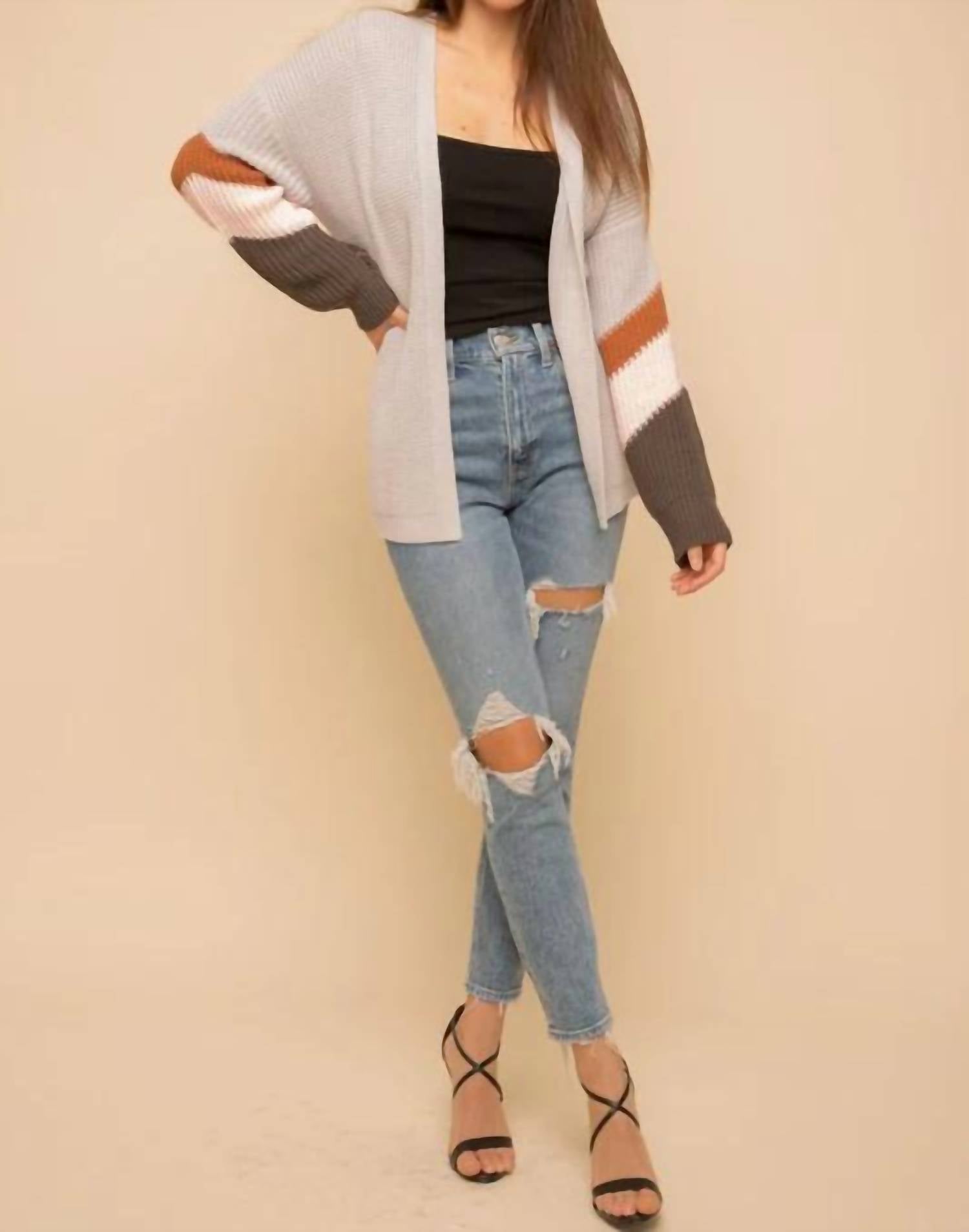 Hem & Thread - Colorblock Cardigan