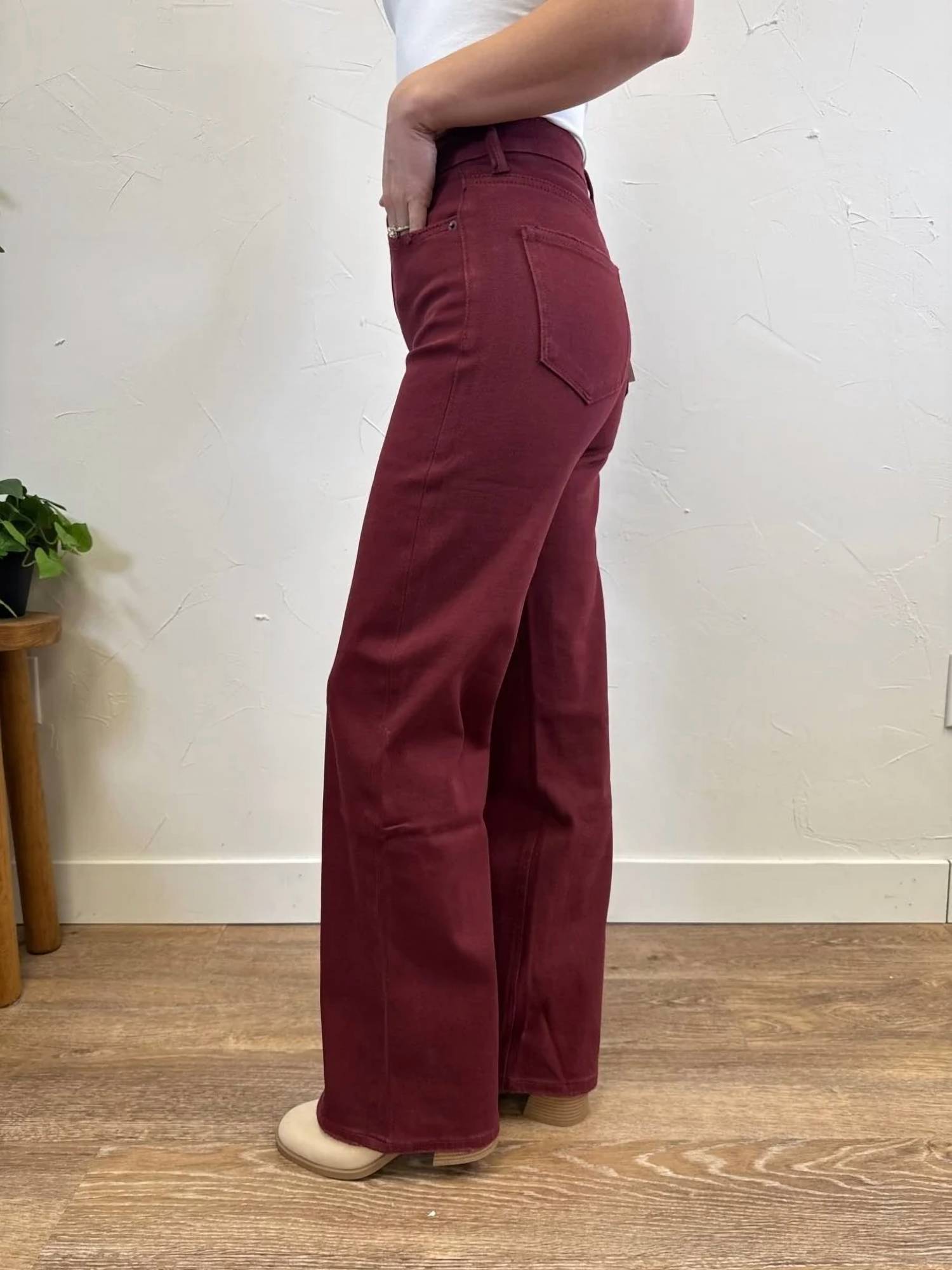 Mica Denim - High Rise Wide Leg Jeans