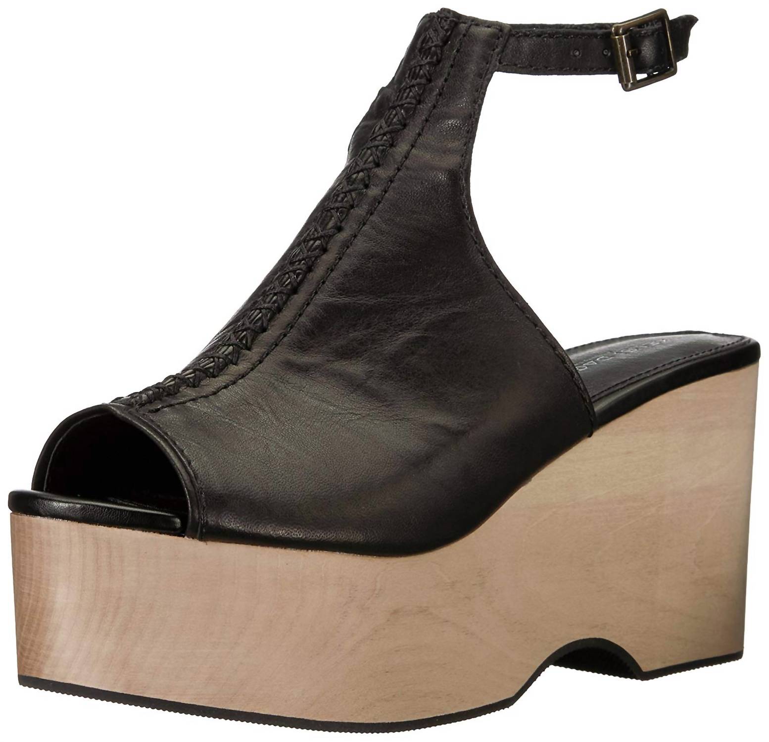 Kelsi Dagger - Women's Brooklyn Mule Ankle Buckle Open Toe Platform Heeled Sandals