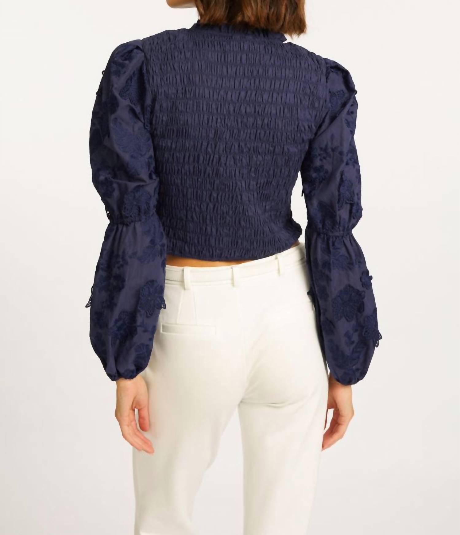 Caballero - Arabella Navy Top