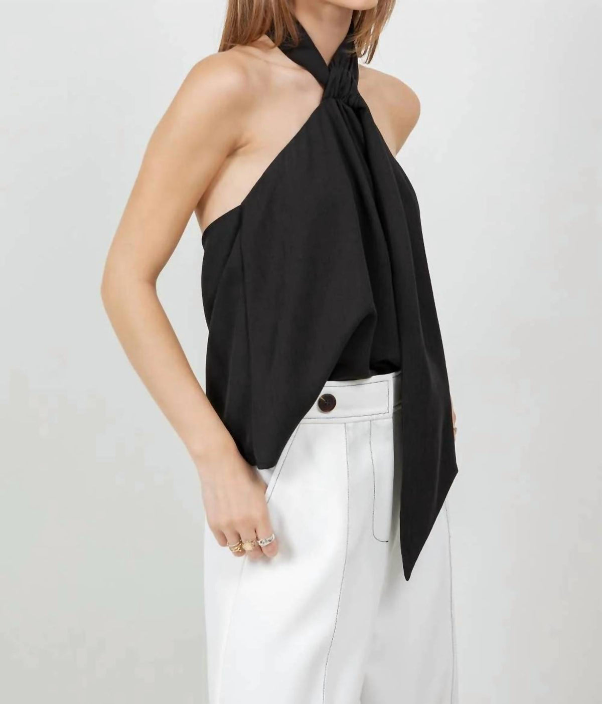 Whiteroom+Cactus - The Isla Halter Scarf Top