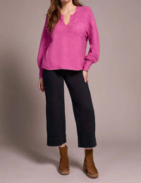 Tribal - Notch Neckline Sweater