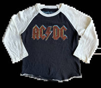 Rowdy Sprout - Kids Vintage Acdc Long Sleeve Raglan Tee
