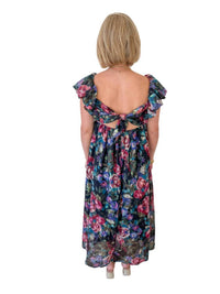 Meet Me In Santorini - Secret Garden Maxi Dress