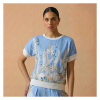 -Bl^Nk- - Aquarius Short Sleeve Top