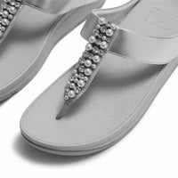 Fitflop - Women's Fino Pearls & Crystal Toe Post Sandal