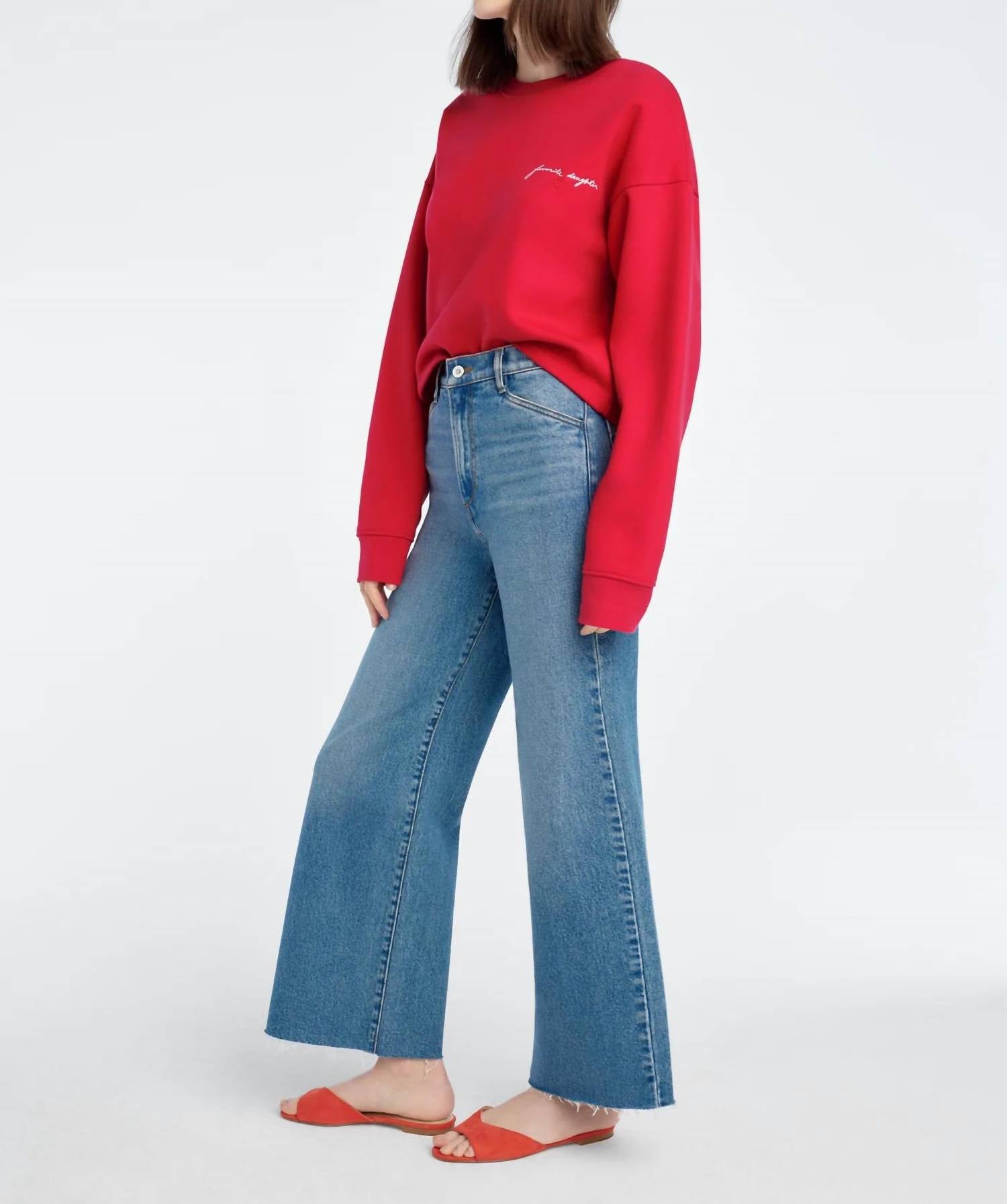 Favorite Daughter - The Cropped Signature Sweatshirt