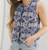 Greylin - Remy Embroidered Top