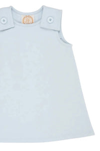 The Beaufort Bonnet Company Girls Juliet Jumper in buckhead blue - kids' item - detail view