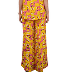 Shine - Cherry Silk Pants