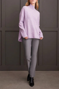 Tribal - Textured Mock Neck Sweater