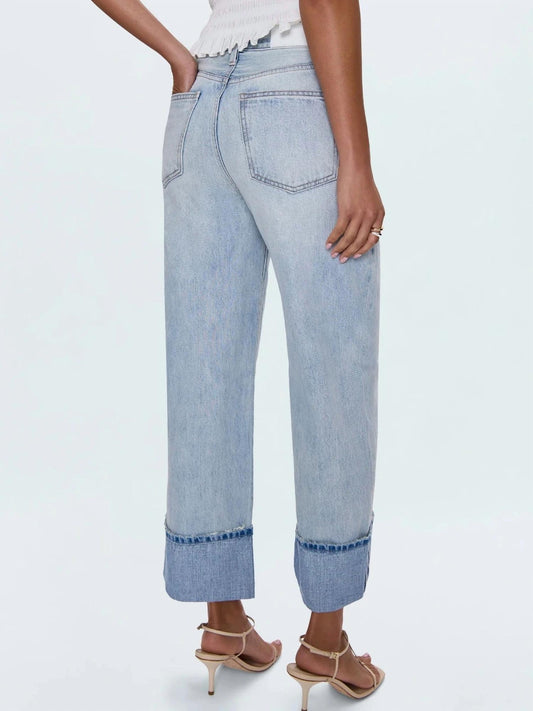 Pistola - Ryder High Rise Cuffed Straight Jean